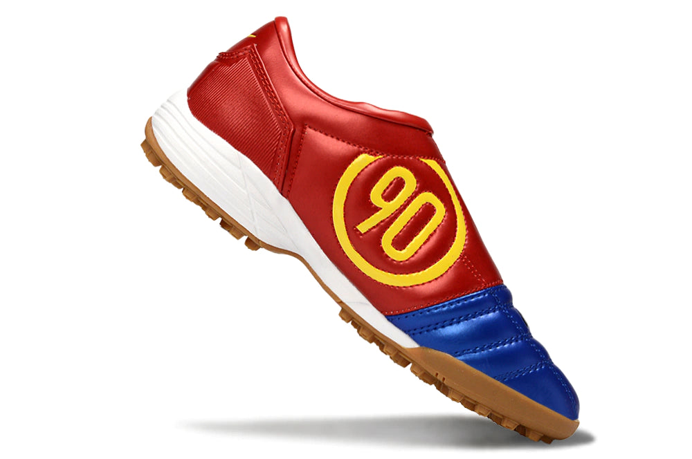 Chuteira Nike Total 90 Society - Azul/Vermelho
