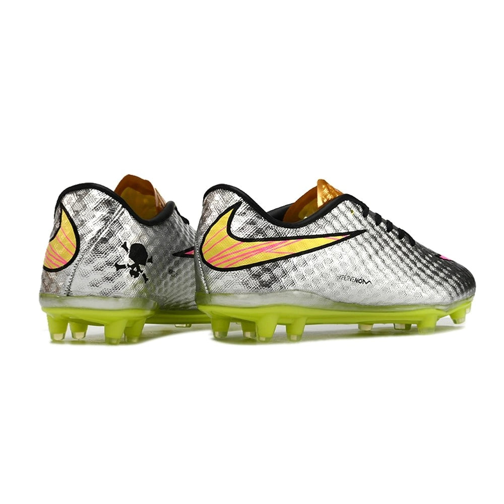 Chuteira Nike Hypervenom Phantom FG - Prata