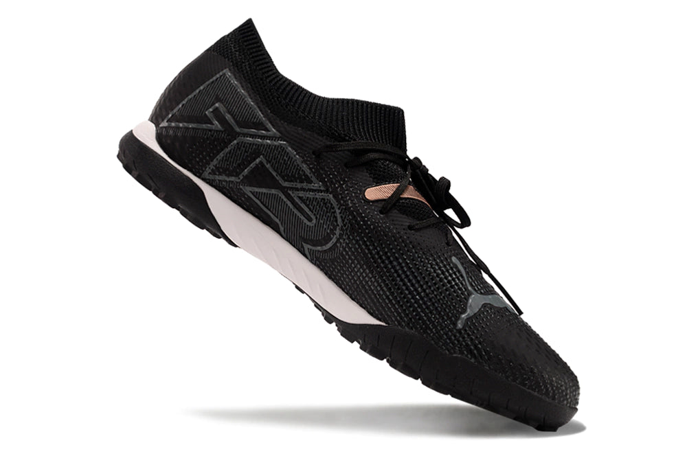 Chuteira Puma Future 7 Match Society - Preto/Bege/Branco