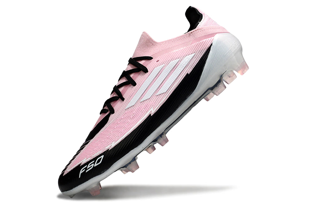 Chuteira Adidas F50 X Campo - Rosa/Branco