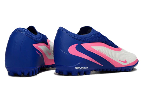 Chuteira Nike Phantom ReactX 6 Pro Society TF - Azul/Rosa