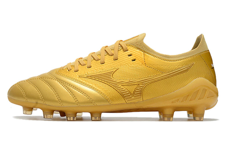 Chuteira Mizuno Morelia Neo 3 Campo FG - Dourado