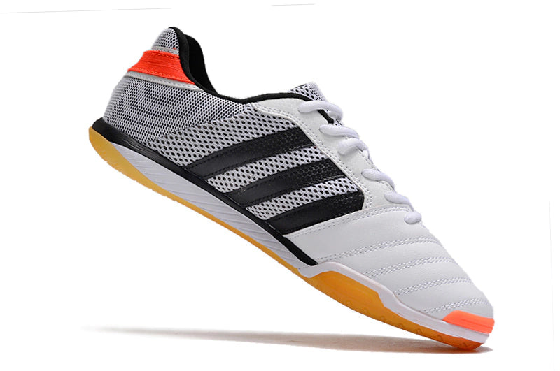 Chuteira Adidas Top Sala Futsal - Preto/Branco/Marrom