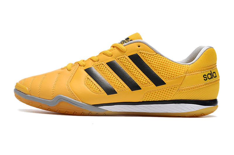 Chuteira Adidas Top Sala Futsal - Amarelo/Preto/Branco