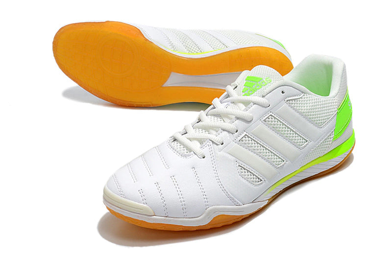 Chuteira Adidas Top Sala Futsal - Branco/Verde